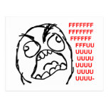 rage face rage comic meme lol rofl post cards