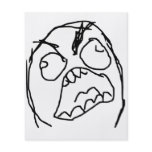 Rage Guy Angry Fuu Fuuu Rage Face Meme flyers