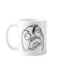 Rage Guy Angry Fuu Fuuu Rage Face Meme Mug