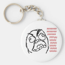 Rage guy fuuu fuuuu key chains