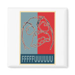 Rage Guy Propaganda Fridge Magnets