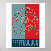 Rage Guy Propaganda Poster