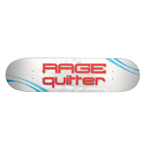 Rage Quitter Gamer Custom Skateboard