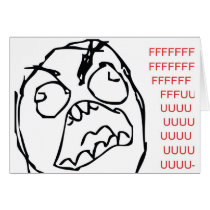 Rage Troll Greeting Cards