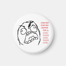 Rage Troll Refrigerator Magnet