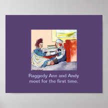 Raggedy Ann & Andy meet for the first time Poster