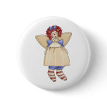 Raggedy Ann angel buttons