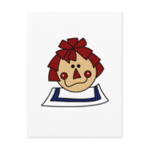 Raggedy Ann Tshirts and Gifts Postcard