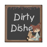 Raggedy Annie Apples Dishwasher Magnet