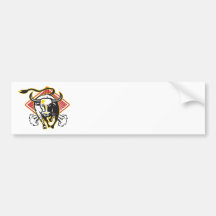 Raging Bull Charging Attacking Bumper Stickers