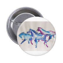 Raging Mustangs in Pastel Pins