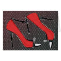 Raging Red Open Toed Stilettos