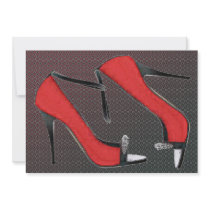 Raging Red Open Toed Stilettos