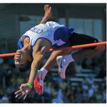 Rahmel Dockery- Sophomore Raises the bar Photo Cutout