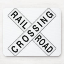 RAIL ROAD CROSSING MOUSE MATS