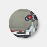 Railroad crossing arm magnet