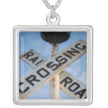 Railroad Crossing necklace