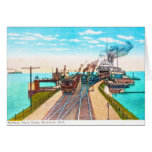 Railroad Ferry Docks, Mackinaw, Michigan Cards