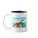 Railroad Ferry Docks, Mackinaw, Michigan Mug