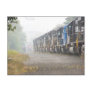 Railroad  Train Locomotives In The Mist Postcards