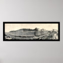 Railroad Train Panama Canal Photo 1913 posters
