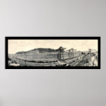 Railroad Train Panama Canal Photo 1913 posters