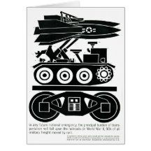 Railroads Moved 90% of all Freight in World War 2 Card