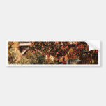 Railway Bridge At Chatou (The Pink Chestnut Trees) Bumper Sticker