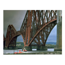 Railway bridge over the Firth of Forth near Edinbu Post Cards