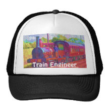 Railway Enthusiast Steam Train Engineer Hat Series