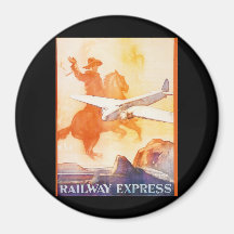 Railway Express Agency 1935 Magnets