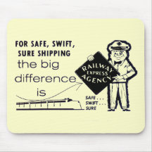 Railway Express Agency 1959 Mousepad