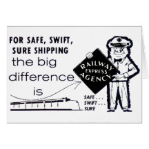 Railway Express Agency 1959 Note Card