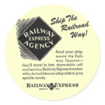 Railway Express - Ship The Railroad Way stickers