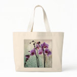 rain and orchids tote tote bags