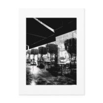 Rain at Cafe Tolon Postcard