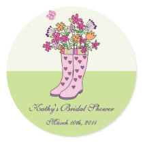 Rain Boots Favour Sticker