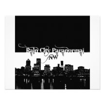 Rain City Paranormal -- Cityscape Custom Invitation