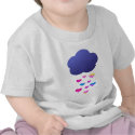 Rain Cloud & Falling Hearts t-shirts