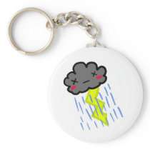 Rain Cloud Keychain
