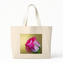 Rain Drop Kisses of Nature on Pink Rose Bags