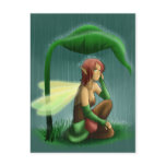 Rain fairy postcard