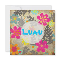 Rain Forest/Luau/tropical flowers/funky colours