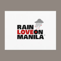 Rain Love on Manila Postcard