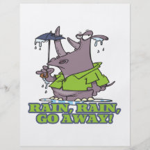 rain rain go away funny rhino april showers blues flyers