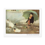 Rain, Rain Go Away Nursery Rhyme Postcard