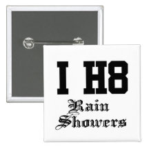 rain showers pinback buttons