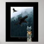 RAIN SPIRITS Art Poster