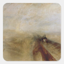 Rain Steam and Speed Square Sticker