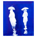 Rain Walkers painting in acrylic by Kay Gale shirt